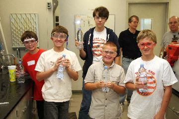 Scouts with activities