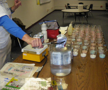 setting up for States of Matter activity
