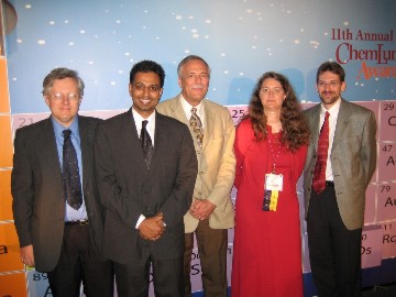 St Louis delegation at ChemLuminary Award banquet