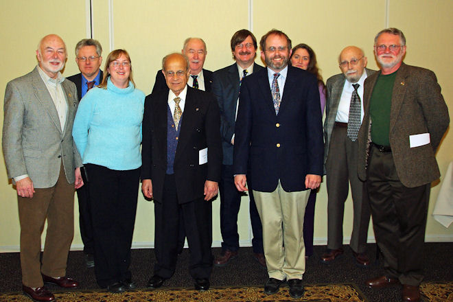 group portrait of current and past chairs