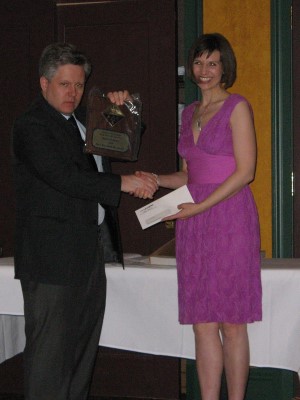 Sara Knobloch, outstanding high school chemistry teacher