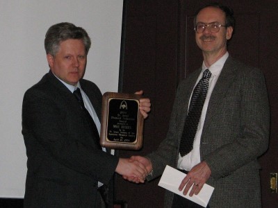 Mike Rogers, Chemical Science and Technology award winner