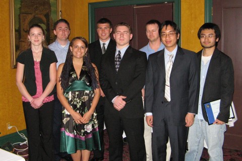 Outstanding junion-year college student award winners