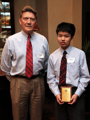 photo of High School Chemistry Contest winner