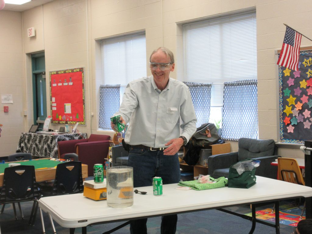 Demonstrating Crushed Can Experiment